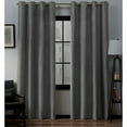 thumbnail image 1 of Exclusive Home Rideaux EH8181-01 2-63G Loha Lin Panneau de Rideau à Illets, 54x63, Perle Noire, 1 of 1