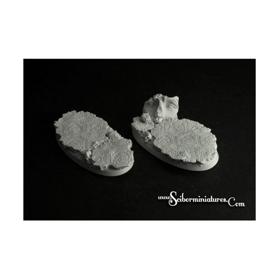 Scibor Monstrous Miniatures Ruins - 60x35mm Round Bases New