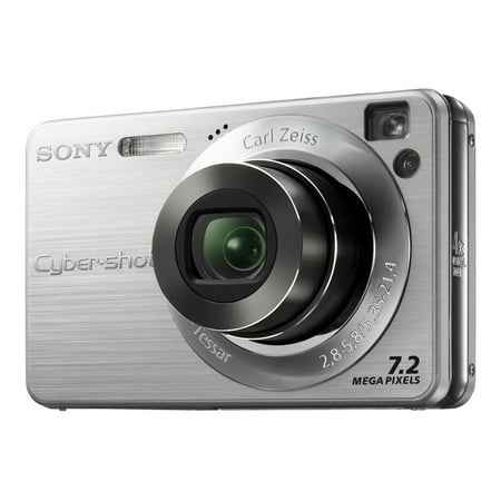 Sony Cyber-shot DSC-W120 - Digital camera - compact - 7.2 MP - 4x optical zoom - Carl Zeiss