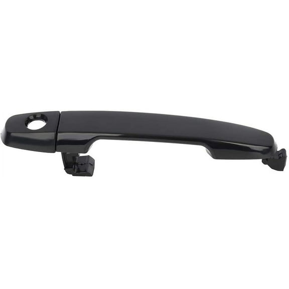 CCIYU Door Handle fit for 2002-2006 for Toyota Camry 2004-2008 for Toyota Solara Exterior Front Passenger Side Smooth Black
