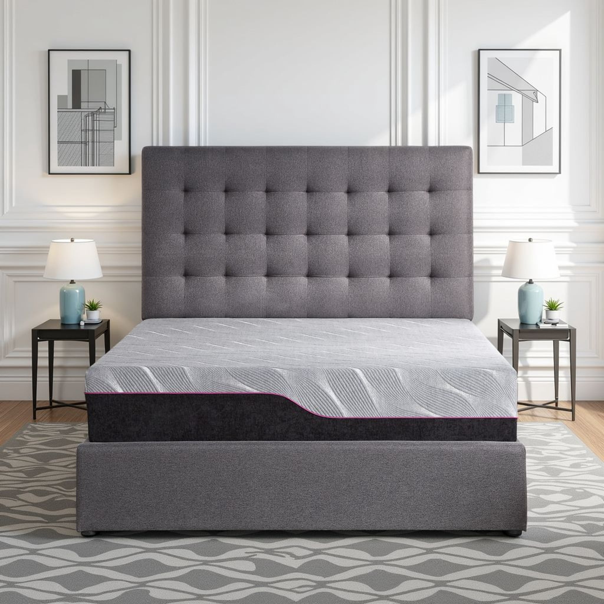 Bridgevine Home 11 inch Talalay Latex Foam Hypoallergenic Breathable Mattress, Twin XL Size