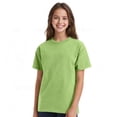 thumbnail image 2 of Couver Boys Cotton Active Short Sleeve Crewneck Shirt 1 Piece, Lime, Extra Small, 2 of 9