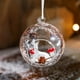 thumbnail image 3 of Bola de cristal transparente para Navidad, adorno para árboles de Navidad, regalos de boda, decoración para el hogar, colgante pequeño, adorno de bola 2025, 3 of 5