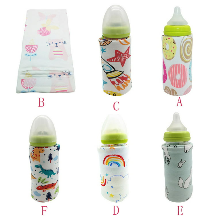 USB Baby Bottle Warmer Portable Travel Milk Warmer Infant Feeding Bottle  Heated Cover Insulation Thermostat Food Heater, babybazar.pk
