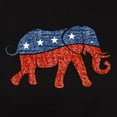 thumbnail image 3 of CafePress - Glitter Republican Elephant T Shirt - Women's Traditional Fit Dark T-Shirt, 3 of 4