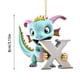 thumbnail image 3 of Christmas Acrylic 26 Letter Dinosaur Pendant Letter Dinosaur Party Decoration Pendant, 3 of 4