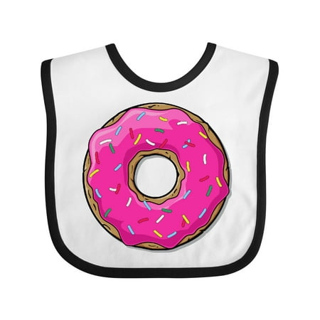 

Inktastic Pink Donut with Sprinkles Gift Baby Boy or Baby Girl Bib