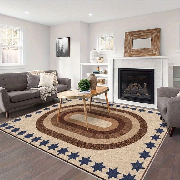 5.3'x7.5' buffalo plaid rug burgundy area rug living room rug asian rug bedroom rug small