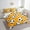 Yellow Black White, variant on Erosebridal Football Comforter Set Twin Size 7 Pieces Soccer Soccer Ball Game Navy Blue Bedding Set Sports Theme Bed in a Bag with Comforter,Sheets