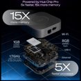 thumbnail image 3 of Hub de iluminación inteligente Philips Hue Bridge Pro inalámbrico para más de 150 luces, 3 of 8