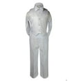 thumbnail image 6 of 6pc Baby Toddler Boy Formal Baptism Christening White Tuxedo Suit Stole Sm-20, 6 of 6