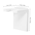 thumbnail image 2 of AURARMLET Camper Rv Shower Holder Abs White For Bathroom Accessories 1Set, 2 of 8