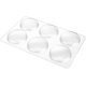 thumbnail image 1 of Protector de pared para perilla de puerta, 6 uds., protector de pared de goma suave redondo transparente, parachoques autoadhesivo para manija de puerta, 1 of 5
