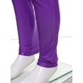 thumbnail image 6 of Miaeowve Kids Girls Ice Skating Leotard Turtleneck Jumpsuit Full Length Unitard Sparkly Dance Leotard Purple 16, 6 of 9