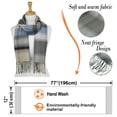 thumbnail image 2 of Men's, Women's Plaid Warm Soft Winter Scarf, 2 of 4