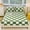 Green, variant on Milk Velvet Checkered Fitted Sheet, Soft Velvet Fleece Mattress Protector, Super Soft Cozy Comfy Flannel Bottom Sheet, Winter Warm Breathable Non Slip Quilted Fitted Sheet (Black, 150x200cm)