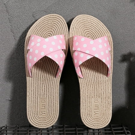 

Cathalem Flat Fashion Summer Casual Seaside Beach Spring Women s Slippers And Shoes Women s slipper Heart Slippers for Women Pink 8