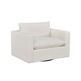 thumbnail image 2 of Better Homes and Gardens Weston Cloud Swivel Accent Chair, White, 2 of 10