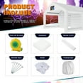 thumbnail image 3 of Jocisland 39x20x14 ft Large Inflatable Nightclub Tent for Adults with Pavilion Rest Area, White Inflatable Night Club Gazebo for Wedding, Birthday, 3 of 9