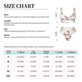 thumbnail image 2 of Kdxio Floral Mushroom Print Women's 2 Piece High Waisted Wrap Spaghetti Strap Summer Swimsuit Bikini Set-XX-Large, 2 of 5