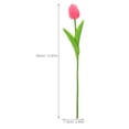 thumbnail image 2 of GOOHOCHY Pink Artificial Tulips Bouquet 20Pcs Pu Material Real Touch Fake Flowers Heads For Homeowners Couples, 2 of 8