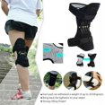 thumbnail image 3 of Knee Protection Booster Power Lift Support Knee Pads Powerful Rebound Spring Force for Sports Hiking Climbing Reduces Soreness Old Cold Leg Protection Deep Care A Pair, 3 of 4