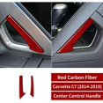 thumbnail image 2 of Adhesivo de fibra para cubierta de manija de control central para C7 2014-2019, rojo, 2 of 5