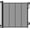 Black, variant on Reinforced Retractable Baby Gate or Mesh Dog Gate,Easy to Use for Stairs, Doorways, Hallways, Indoor, Outdoor, Wide Pet Gate 33.5" Tall, Extends to 55" Wide, Cream