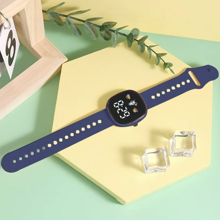 Clearance Now! HIMIWAY Sweatshirt Dress Colorful Electronic Watches for Children Innovative and Reliable Smartwatch for Young Tech Enthusiasts LED Electronic Waterproof Watch