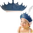 thumbnail image 1 of Chapeau de Douche pour Bébé, Bleu, Bonnet de Douche pour Bébé, Visière Réglable Bonnets de Bain, Bonnet de Shampooing pour Enfants, Bonnet de Douche pour Enfants Protection des Yeux, 1 of 7