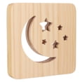 thumbnail image 4 of Lámpara DLED de madera Luz LED 3D de madera Luz de noche DLED Lámpara de noche de estrella de luna Diseño a prueba de futuro Jadeshay A, 4 of 8