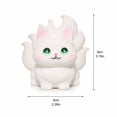 thumbnail image 2 of Nine-Tailed Fox Squishy Toy Slow Rising Anxiety Relief Squeeze Ball Fidget for Kids Adults Teens Anti-Stress Party Favor Goodie Bag Filler Stocking Stuffer Desk Decoration, 2 of 4