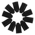 thumbnail image 3 of Beaupretty 10Pcs Black Furniture Caster Sleeve Inserts Providing Friction and Anti-Loosening Support, 3 of 8