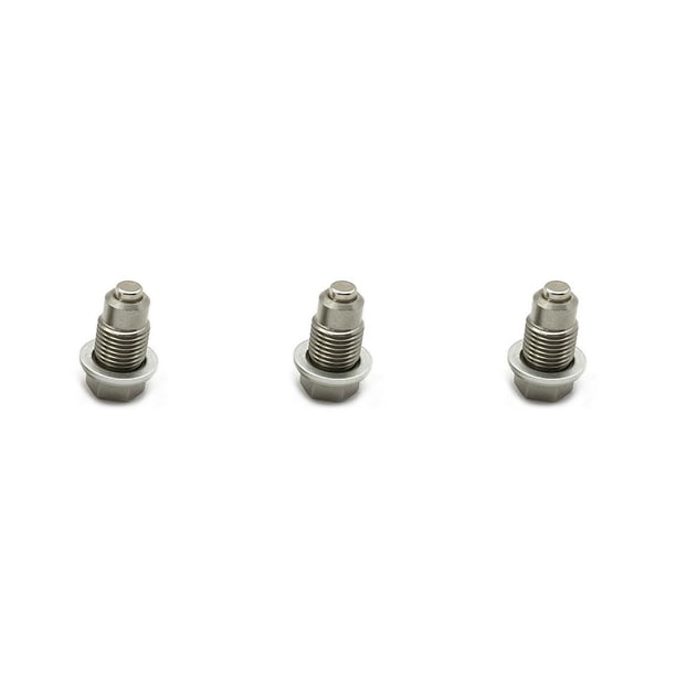 Scienceny Tornillos de cárter de aceite de motor de coche, pernos de drenaje hexagonales de repuesto con arandela, piezas de repuesto Type1 NO1