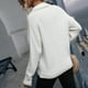 thumbnail image 5 of Puntoco suéter mujer moda cuello alto manga cremallera Color sólido suéter camisetas liquidación de Navidad Puntoco Puntoco-383, 5 of 5