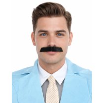 Men's Lampshade Mustache | Human Facial Hair | Multiple Colors | HPO