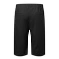 thumbnail image 6 of Riforla Summer Slim Cropped Pants Oversized Wide Leg Men's Hop Sports Casual Shorts Men Pants Black M, 6 of 6