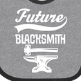 thumbnail image 4 of Inktastic Future Blacksmith Anvil Boys Baby Bib, 4 of 4