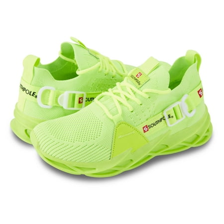 

SouthPole Boys Lightweight Athletic Running Walking Gym Shoes Casual Sports Shoes Fashion Sneakers Walking Shoes Green Size 5