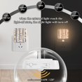 thumbnail image 4 of Yayeee 2-Pack Plug in LED Night Lights with Light Sensors Motion Detectors, Black Abstract Dots, 4 of 7