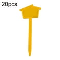 thumbnail image 6 of SPRING PARK Plant Tags,Garden Tools, 20Pcs Small House Shape Plastic Plant Tags Flower Name Labels Bonsai Markers, 6 of 6