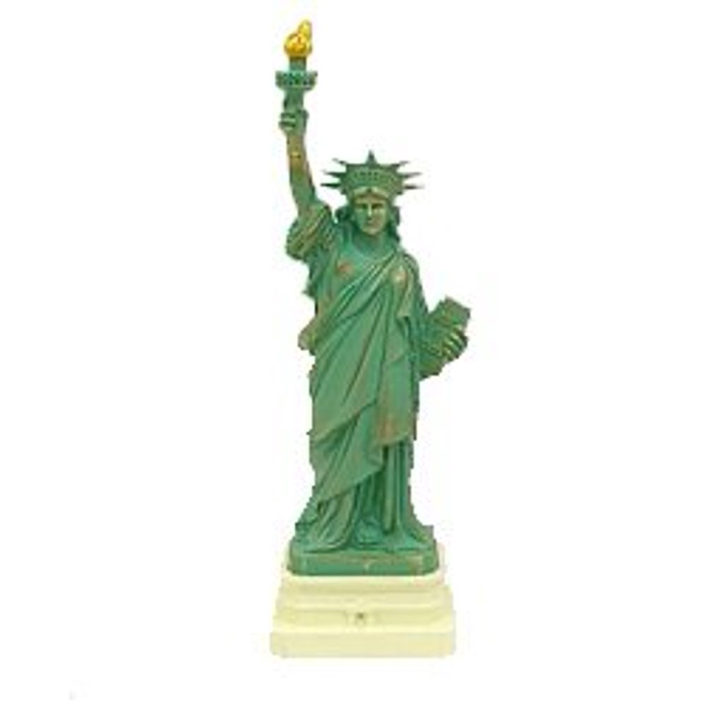 Authentic Scaled 4" Copper Statue of Liberty Replica Statues, NYC