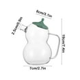 thumbnail image 2 of Darzheoy Large Capacity Glass Teapot, 42 oz Clear Snowman Teapot, Thickened Insulation Heatable Clear Tea Kettle for Loose Leaf Tea and Fruit Tea, Cold Brewing, Hot Tea, 2 of 6