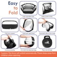 thumbnail image 2 of Corralito Pawaboo para Animales Pequeños, Jaula Impermeable y Tienda Negra, 2 of 8