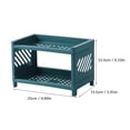 thumbnail image 6 of Eqslft 2 Tier Plastic Countertop Shelf Organizer Storage Rack, Multifunction Pantry Storage Organizer Kitchen Spice Rack Bathroom Shelf Organizer Tabletop Shelf Organizer, 6 of 7