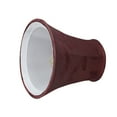 thumbnail image 7 of Aspen Creative 30249-2 Small Bell Shape Chandelier Clip-On Lamp Shade Set (2 Pack), Transitional Design in Red, 4" bottom width (2 1/2" x 4" x 5" ), 7 of 7