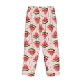 thumbnail image 5 of Balery Hand Drawn Watermelon print Women's Pajama Pants,Ultra Lightweight Pjs,Lounge Pant-Medium, 5 of 9
