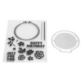 thumbnail image 3 of TPR Transparent Seal Birthday DIY Scrapbook Card Making Photo Album Flower Decoration, 3 of 14