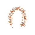 thumbnail image 2 of YIMWNYI Holiday Door Hanging Wreath, Thanksgiving Pumpkin Decoration, Halloween Home Decor, Festive Faux Rattan Vine, Autumn Harvest Decoration, 2 of 9