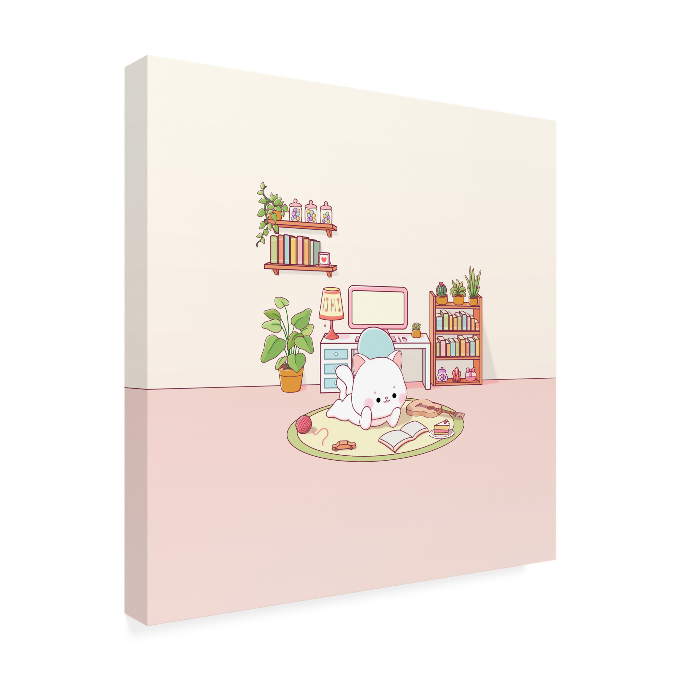 Trademark Fine Art Xuan Thai  Kitty Room Canvas Wall Art